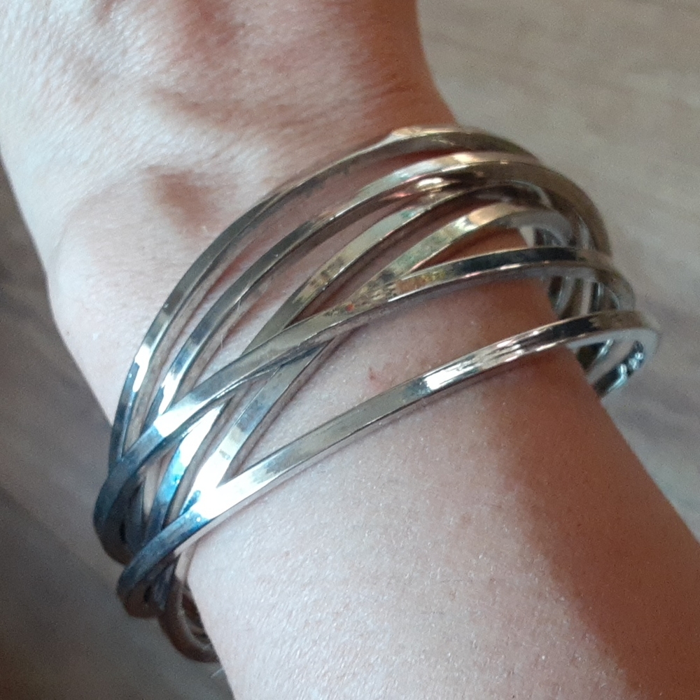 Silver Bangle Bracelet